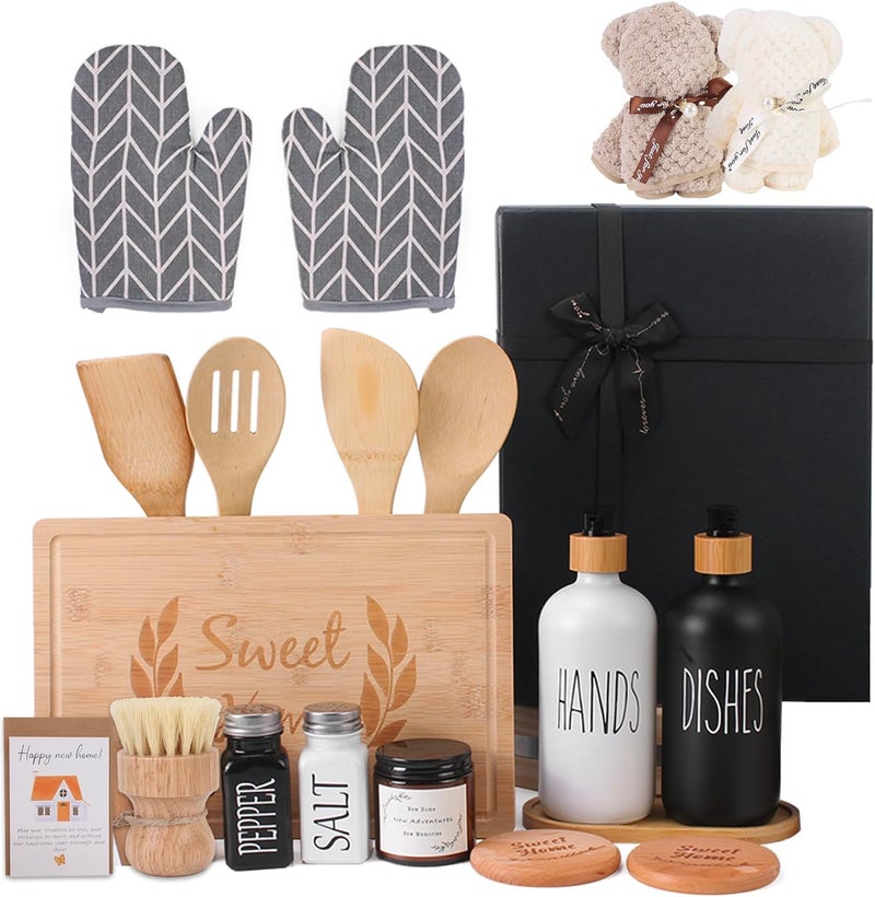 DancyLoad House warming gifts new home basket，21-Piece Housewarming Gift Basket – Perfect for New Homeowners, Couples & Home Buyers - Image 1